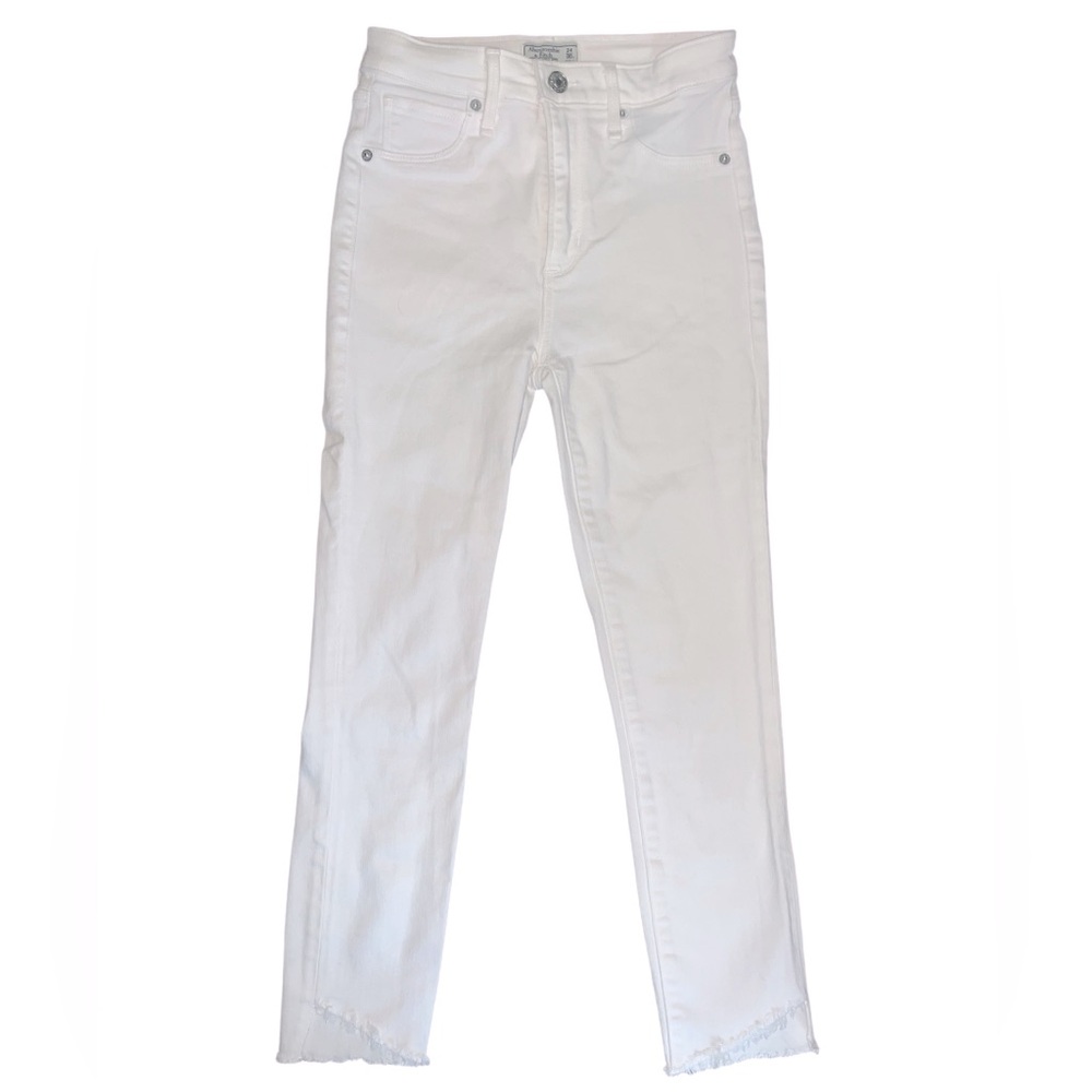 Abercrombie & Fitch White Skinny Jeans